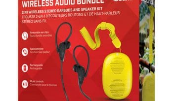 iSound Bluetooth Wireless Audio Bundle - Yellow