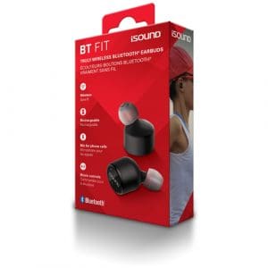 iSound Bluetooth Wireless Earbuds Fit - Black