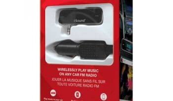iSound Car Smart Tune FM Transmitter - Black