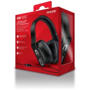iSound HM-330 Wired Headphone - Black