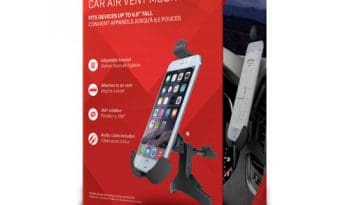 iSound Smartphone Universal Car Air Vent Mount - Black