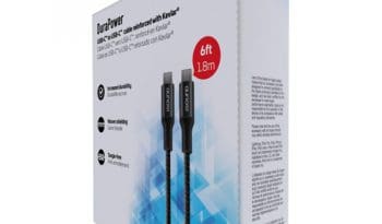 iSound USB-C to USB-C Durapower 6ft Cable - Black