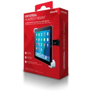 iSound iPad/Tablet Universal Headrest Mount - Black